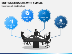 Meeting Silhouette with 4 Stages PPT Slide 2