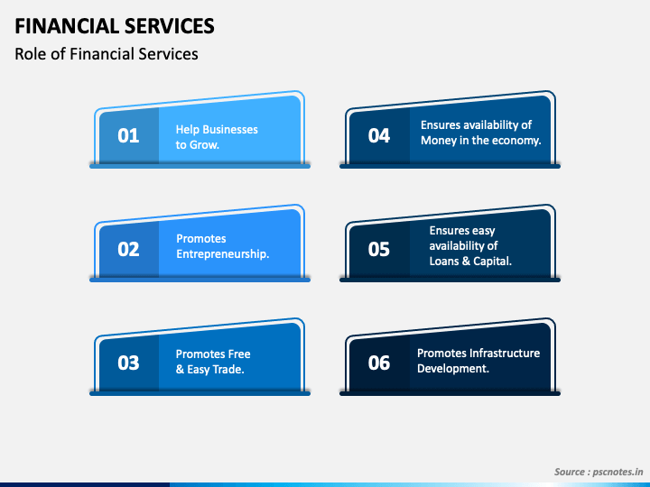 Financial Services PowerPoint Template PPT Slides SketchBubble