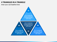 4 Triangles in a Triangle PPT Slide 1