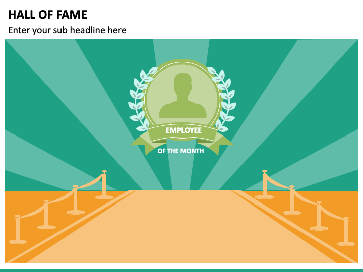 Hall of Fame PowerPoint Template PPT Slides SketchBubble