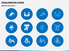Desalination Icons PPT Slide 2