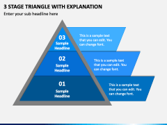 3 Stage Triangle with Explanation PPT Slide 2