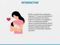 Unicef Foundation Day PPT Slide 3