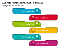 Elegant Phases Diagram - 6 Phases PPT Slide 2