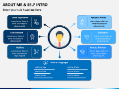 About me free PPT slide 1