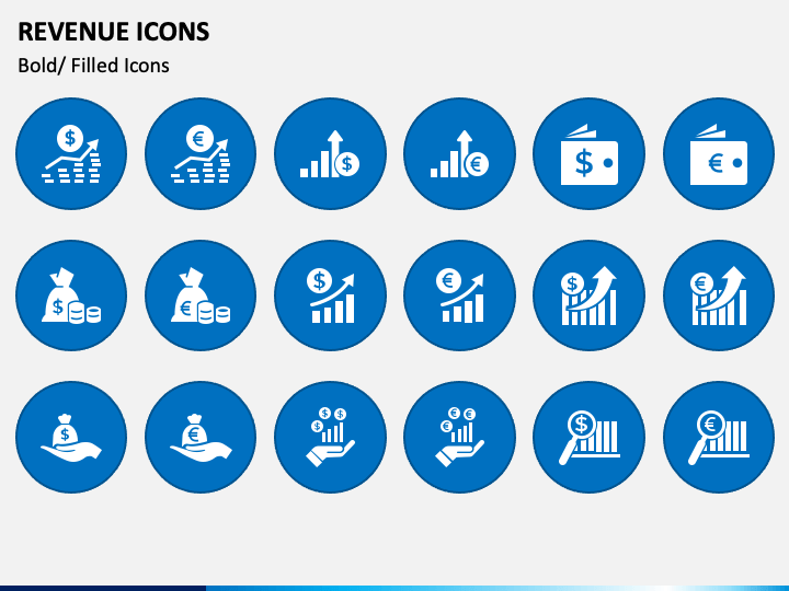 Revenue Icons PPT Slide 1
