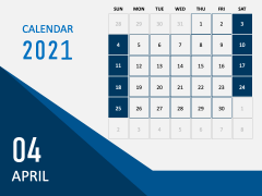 Calendar 2021 Type 5 PPT Slide 5