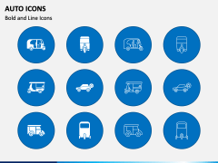 Auto Icons PPT Slide 1