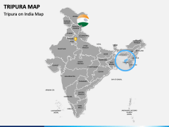 Tripura Map PPT Slide 4