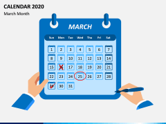 Calendar 2020 - Type 1 PPT Slide 3