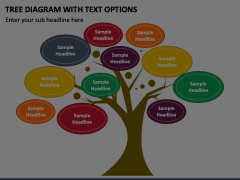 Free Tree Diagram with Text Options for PowerPoint and Google Slides