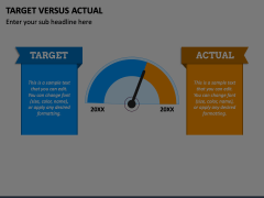 Target Versus Actual Animated Presentation - SketchBubble