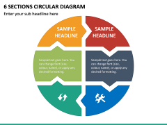 6 Sections Circular Diagram PPT Slide 2