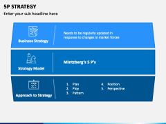 5P Strategy PowerPoint Template - PPT Slides