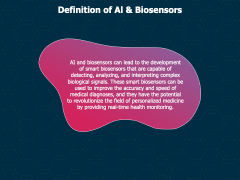 Artificial Intelligence and Biosensors PPT Slide 2