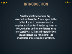 Pearl Harbor Remembrance Day PPT Slide 3