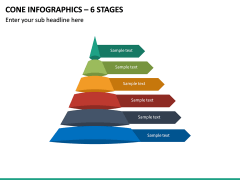 Cone Infographics – 6 Stages PPT Slide 2
