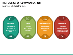 The Four C of Communication PowerPoint and Google Slides Template - PPT ...