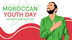 Moroccan Youth Day PPT Slide 1