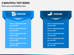 2 Beautiful Text Boxes PPT Slide 2