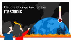 Climate Change Awareness For Schools PPT Slide 1