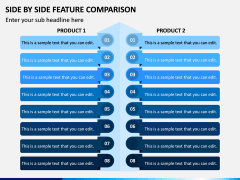 Side By Side Feature Comparison PPT Slide 1