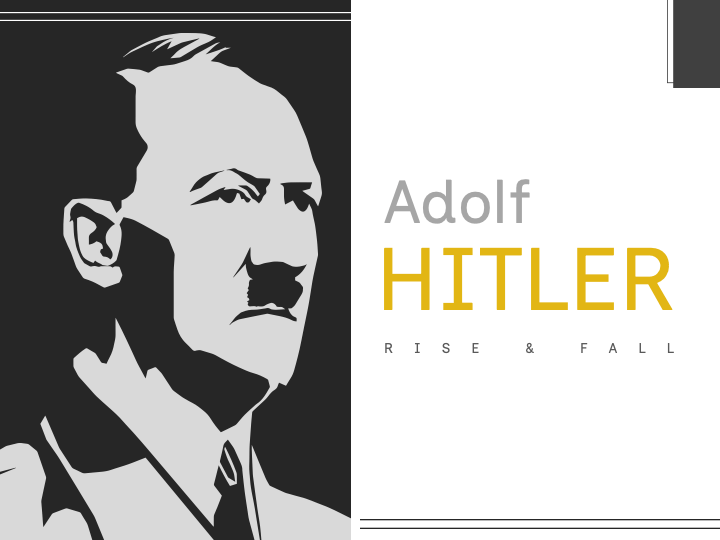 Adolf Hitler - Rise and Fall PPT Slide 1