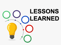 Lessons Learned PPT Slide 1
