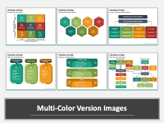 Strategic Options PPT Multicolor Combined