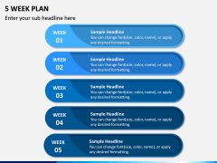 5 Week Plan PPT Slide 1
