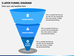 3 Layer Funnel Diagram PPT Slide 2