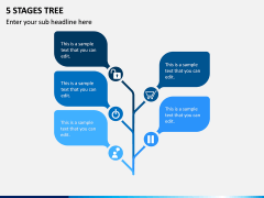 5 Stages Tree PPT Slide 1