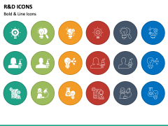 R&D Icons PPT Slide 1