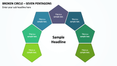 Broken Circle - Seven Pentagons PPT Slide 1