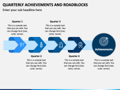 Quarterly Achievements and Roadblocks PowerPoint and Google Slides Template