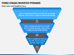Three Stages Inverted Pyramid PPT Slide 2