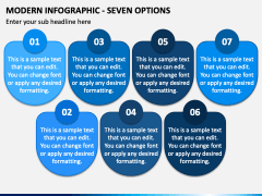 Modern Infographic - Seven Options PPT Slide 2