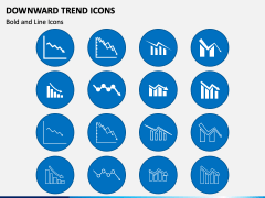 Downward Trend Icons PPT Slide 2