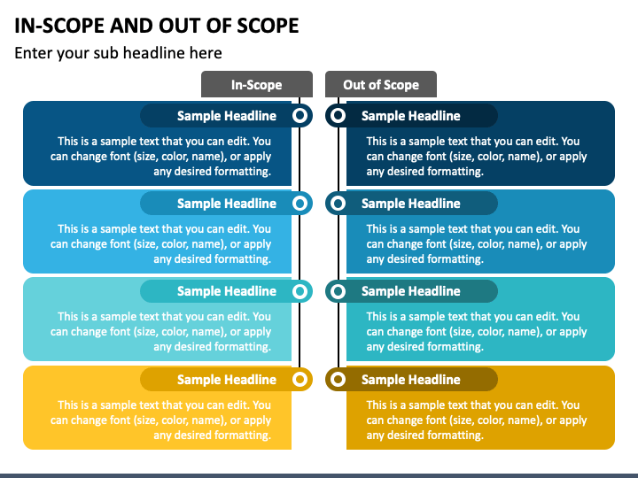 In Scope and Out of Scope PowerPoint and Google Slides Template - PPT ...