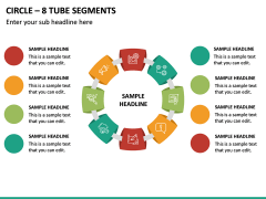 Circle – 8 Tube Segments PPT Slide 2