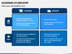 Academia Vs Industry PPT Slide 1