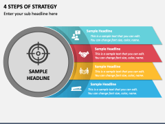 4 Steps of Strategy PPT Slide 1