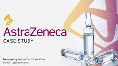 AstraZeneca Case Study PPT Slide 1