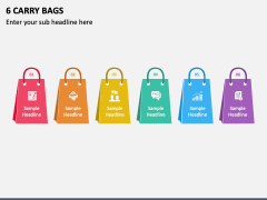 6 Carry Bags PPT Slide 2