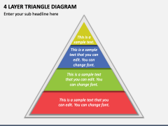 4 Layer Triangle Diagram PPT Slide 1