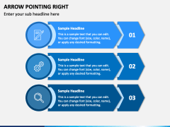 Arrow Pointing Right PowerPoint Template - PPT Slides