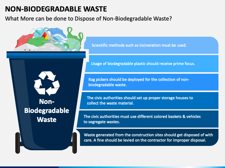Non-Biodegradable Waste PPT Slide 1