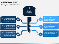 6 Strategic Points PPT Slide 1