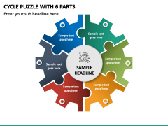 Cycle Puzzle With 6 Parts PPT Slide 2