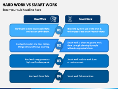 Hard Work Vs Smart Work PPT Slide 2
